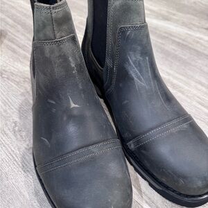 Men's Black Leather Chelsea Boots